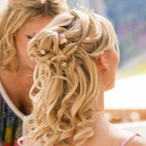 pre wedding bridal hair trial